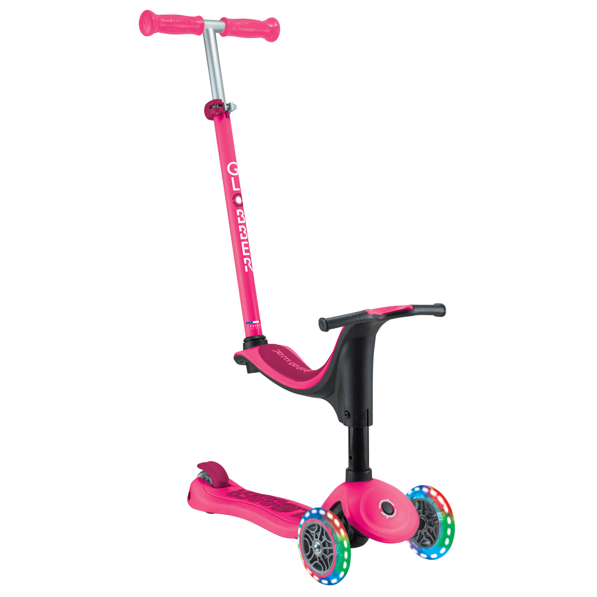 Globber - Monopattino Go Up Sporty A 3 Ruote Con Sedile