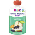 Hipp - Frutta Frullata Plus Mela, Pera, Frutti Rossi Con Ferro 90 gr