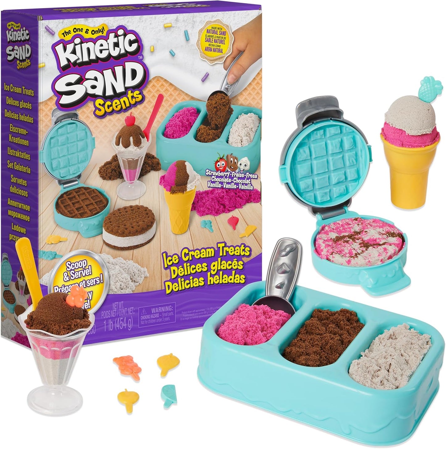 Spin Master - Kinetic Sand playset Gelati Deliziosi