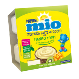 Nestlè - Merenda Latte Di Cocco Con Mango E Kiwi: Confezione 4 X 90 gr