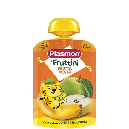 Plasmon - Pouches Toddler Frutta Mista: Confezione 130 gr