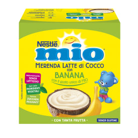 Nestlè - Merenda Latte di Cocco Banana: Confezione 4x90 gr