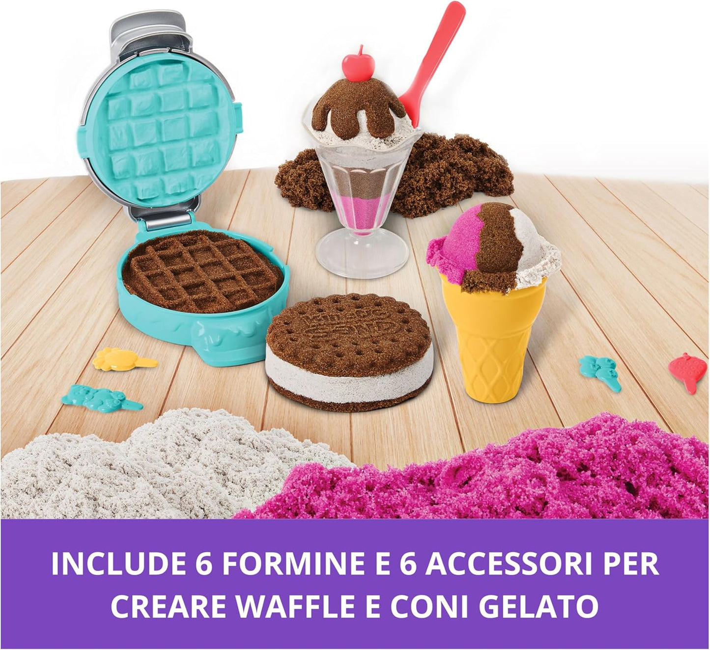 Spin Master - Kinetic Sand playset Gelati Deliziosi