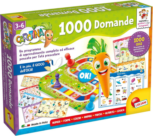 Lisciani - Carotina Penna Parlante 1000 Domande