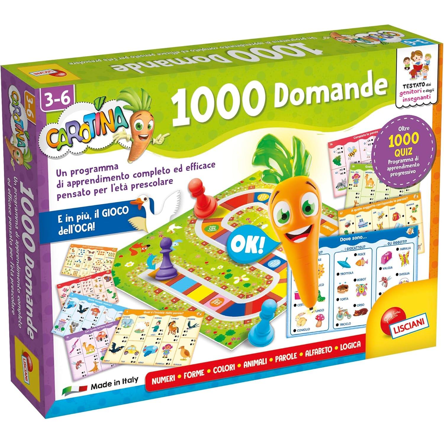 Lisciani - Carrot Talking Pen 1000 Questions