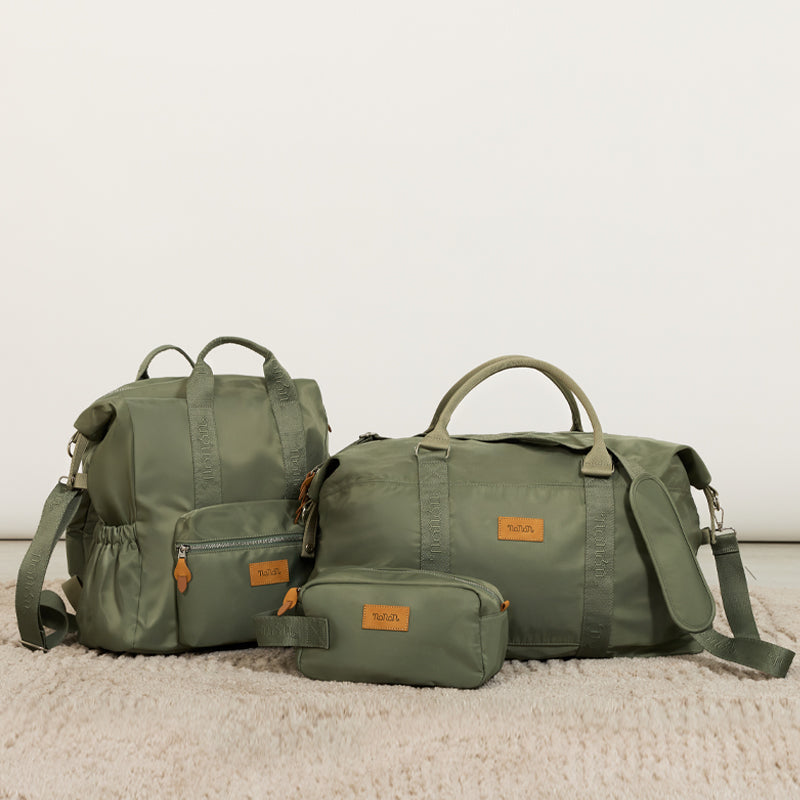 Zaino mamma verde in nylon