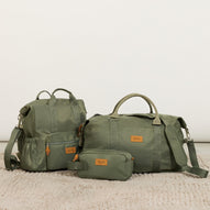 Zaino mamma verde in nylon