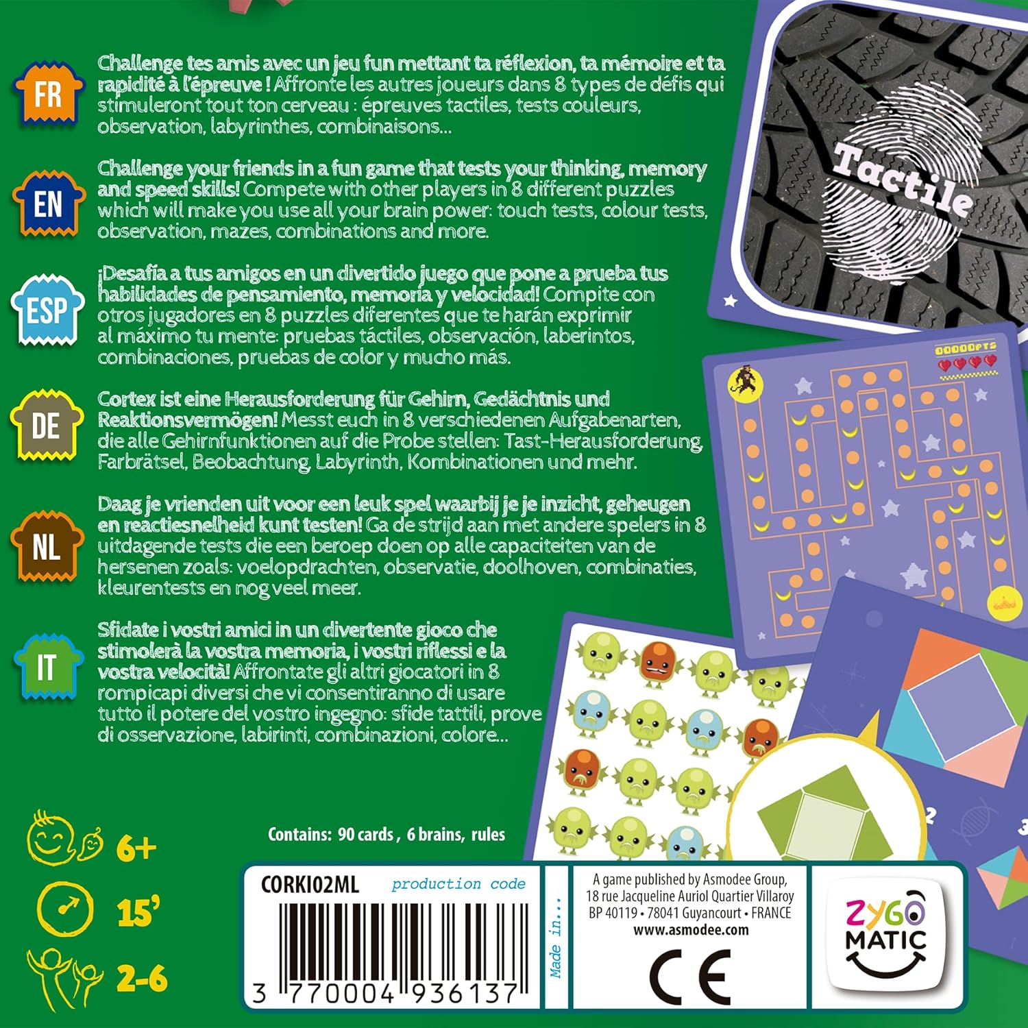 Asmodee - Cortex² Challenge Kids