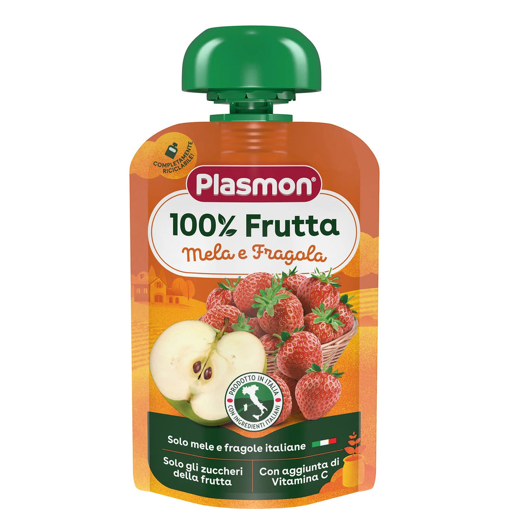 Plasmon - Spremi Gusta Mela Fragola: Confezione 100 gr