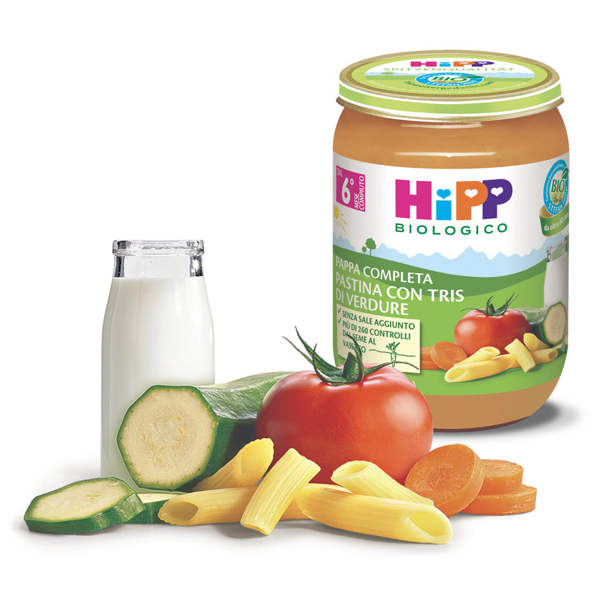Hipp - Pappa Pronta Pastina Con Tris Di Verdure: Confezione 190 gr