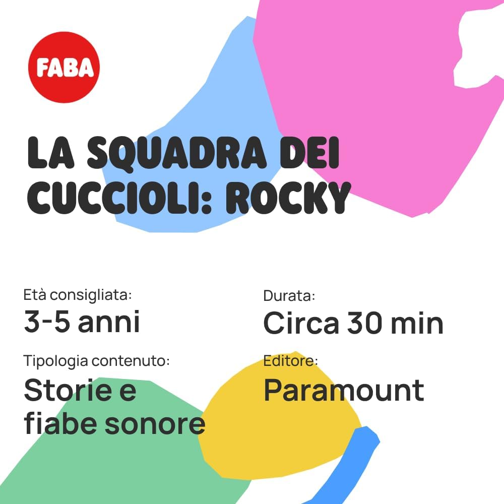Faba - PAW Patrol La squadra dei cuccioli: Rocky