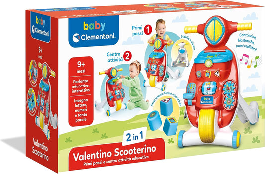 Clementoni - Baby Valentino Scooterino 2In1 17853
