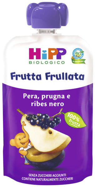 Hipp Fruit Smoothie Pear. Plum And Blackcurrant 90gr