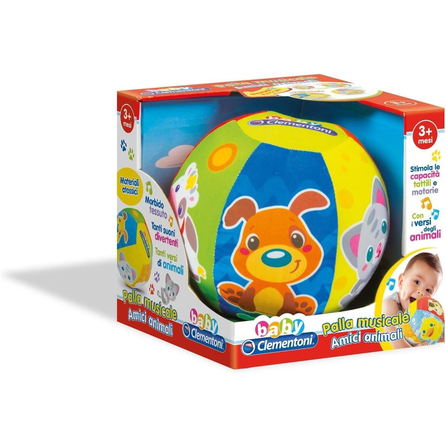 Clementoni - Animal Electronic Ball (Ita) -K- 17132