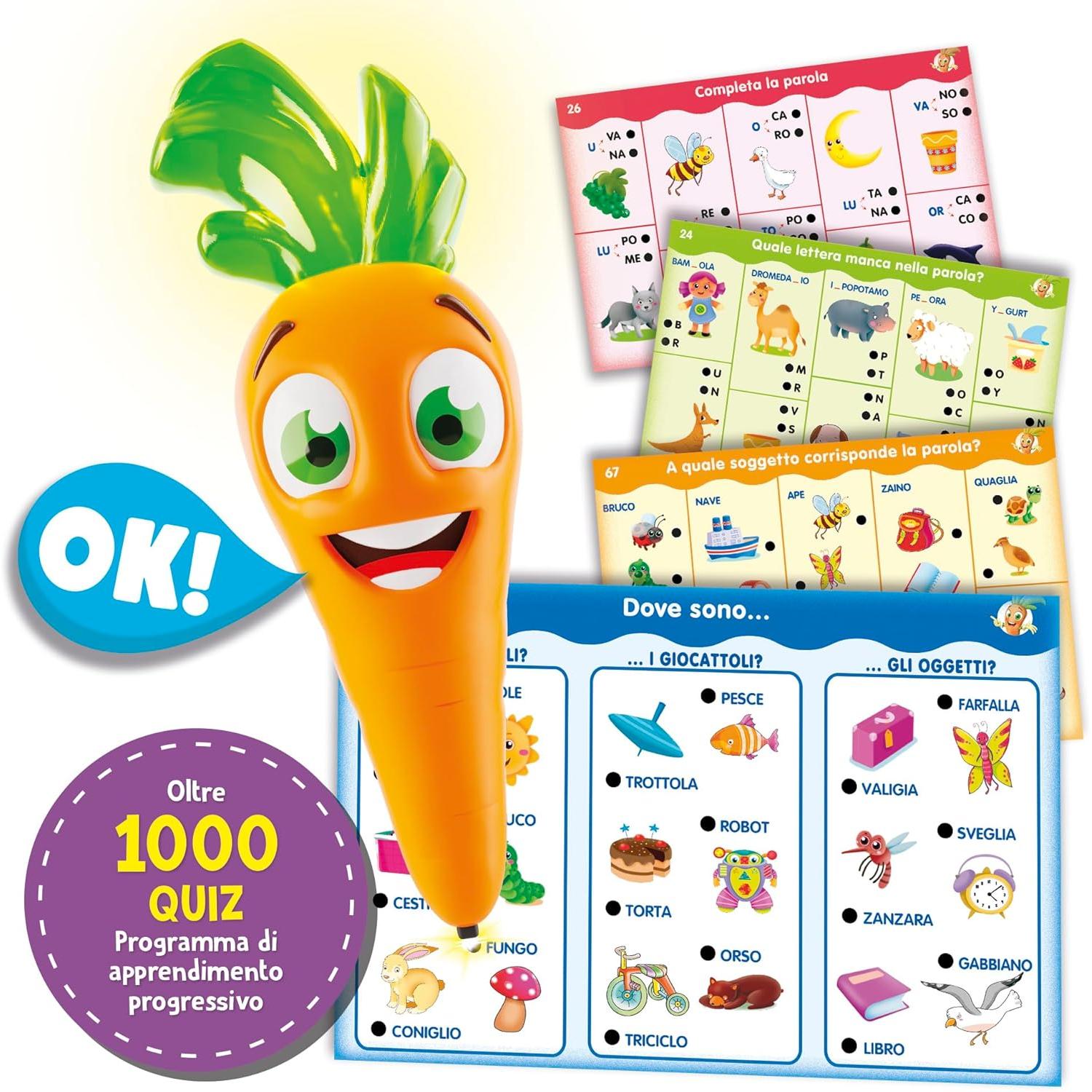 Lisciani - Carrot Talking Pen 1000 Questions