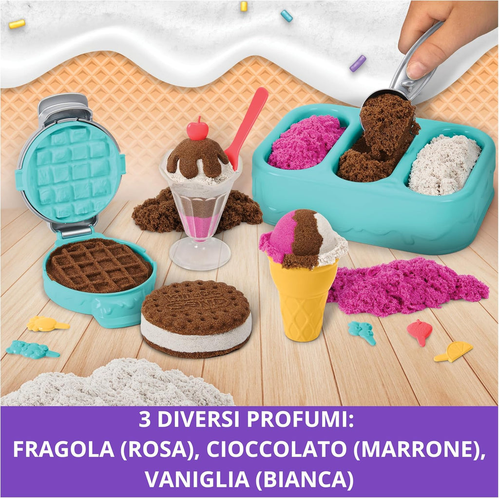 Spin Master - Kinetic Sand playset Delicious Ice Creams
