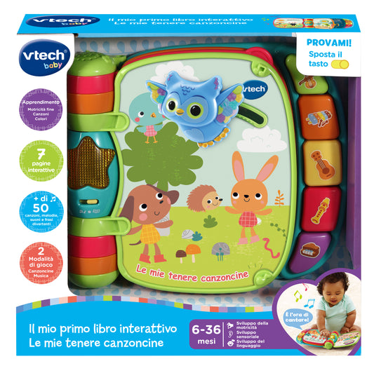 Vtech - Il mio primo libro interattivo: Le mie tenere canzoncine
