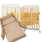 Azzurra Design - Lettino Glam  9 In 1 + Materasso + Completo Piumone Glam