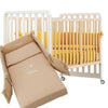 Azzurra Design - Lettino Glam  9 In 1 + Materasso + Completo Piumone Glam