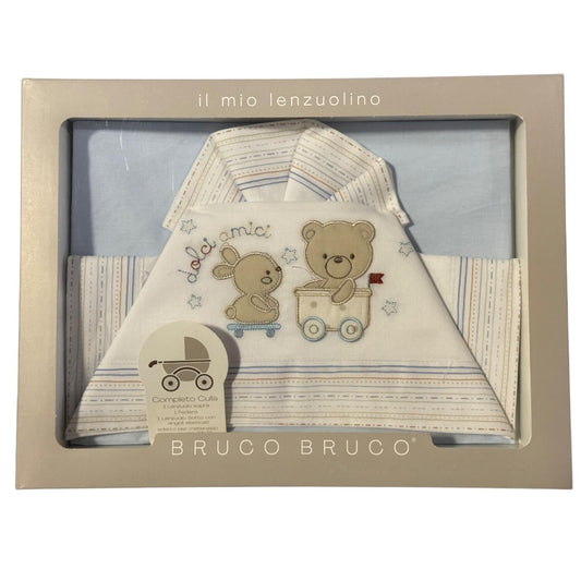 Bruco Bruco - Set Culla 3 Pezzi Cielo