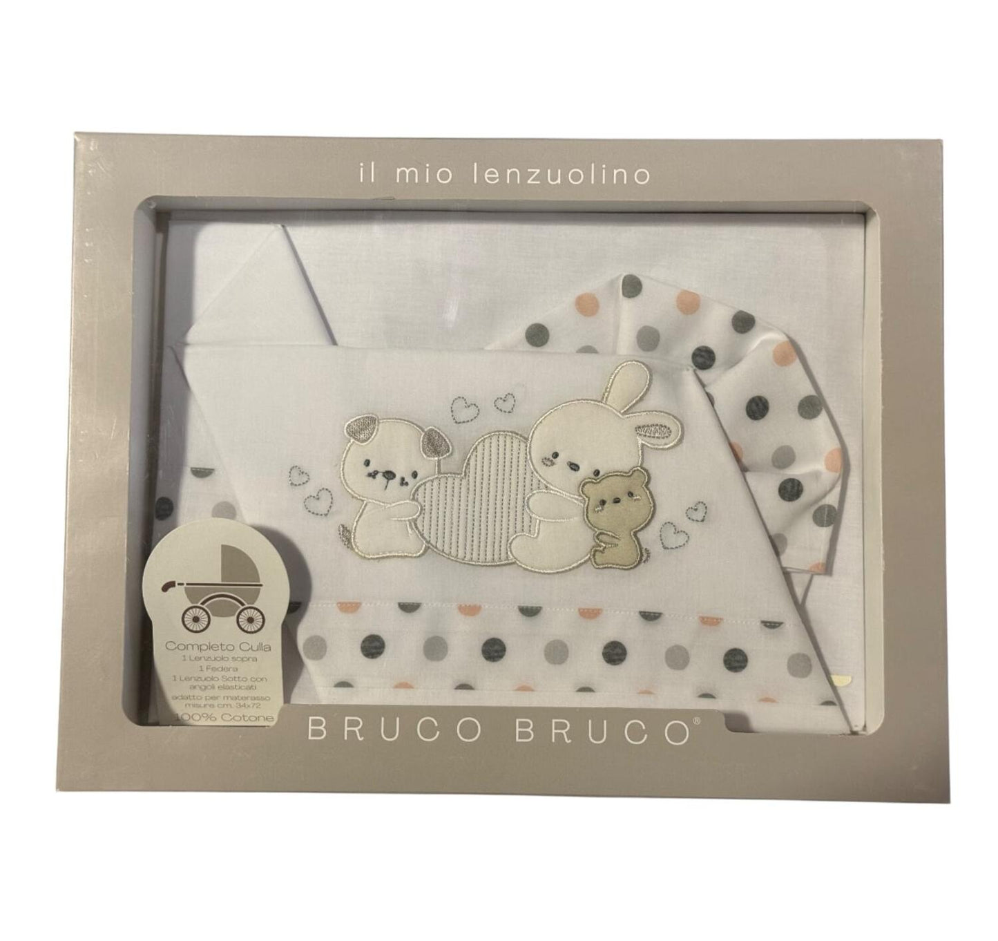Bruco Bruco - Set Culla 3 Pezzi Cielo