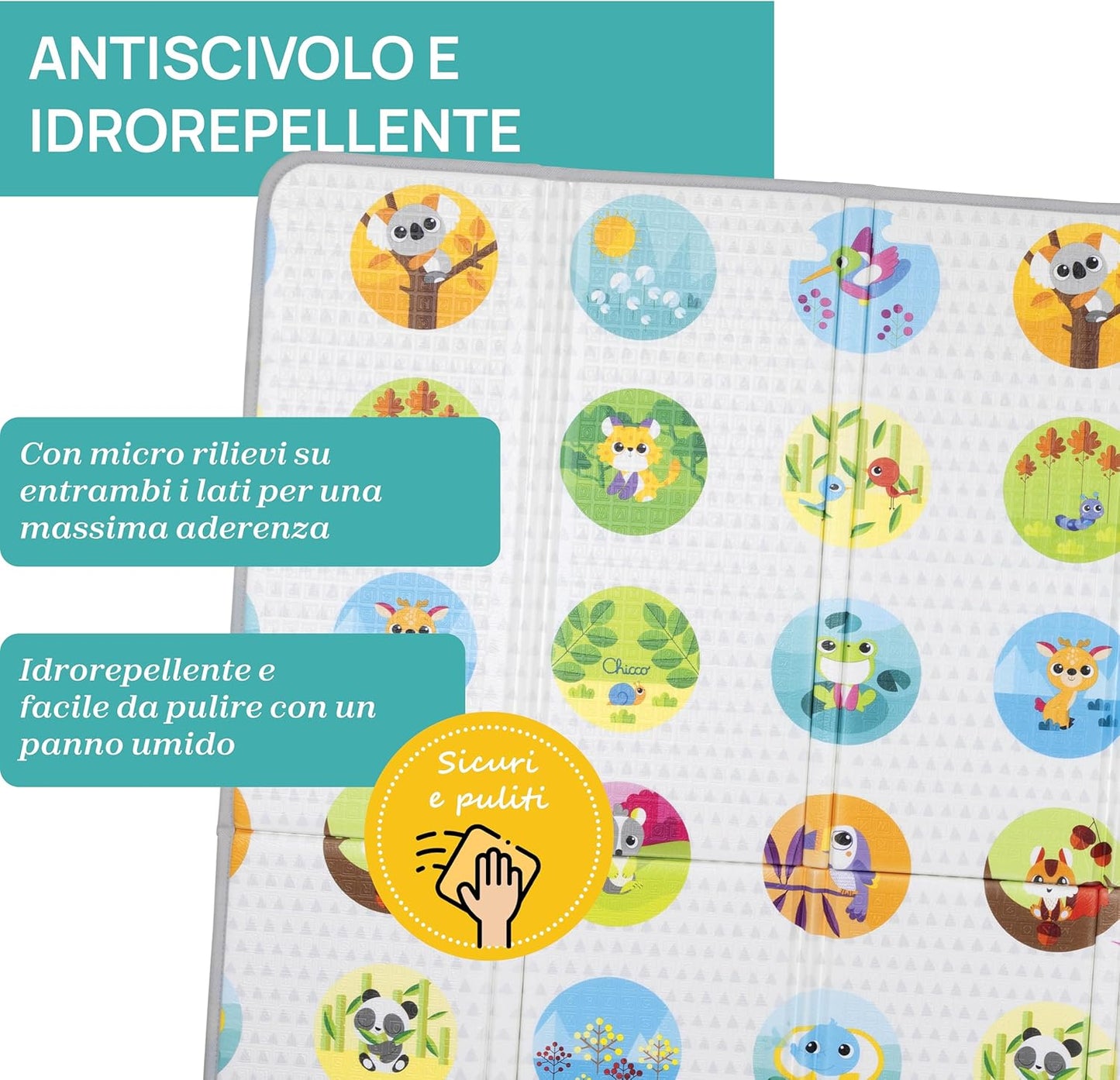 Chicco - Baby Sense & Focus: Maxi Tappeto 2in1