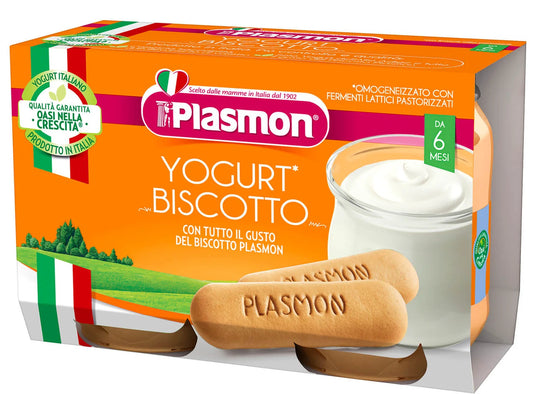 Plasmon Homogenized Yogurt Biscuit 2 x 120 gr