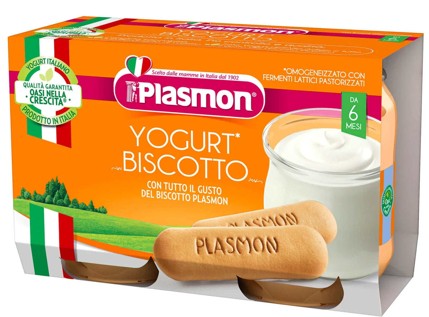 Plasmon - Biscotto &amp; Yogurt: Confezione 2 x 120 gr