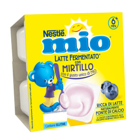 Nestlè - Merenda Latte Fermentato Mirtillo: Confezione 4x100 gr