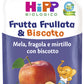 Hipp - Frutta Frullata Mela, Fragola E Mirtillo Con Biscotto: Confezione 90 gr