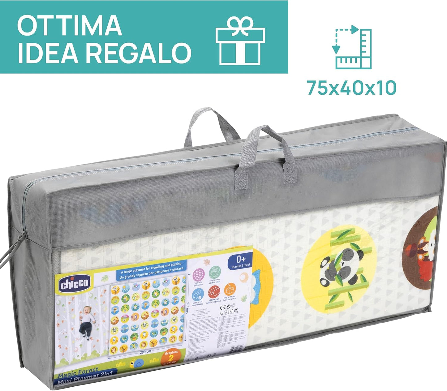 Chicco - Baby Sense & Focus: Maxi Tappeto 2in1