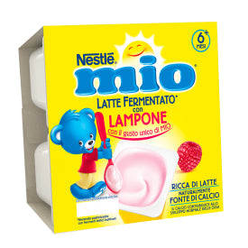 Nestlè - Merenda Latte Fermentato Lampone: Confezione 4x100 gr