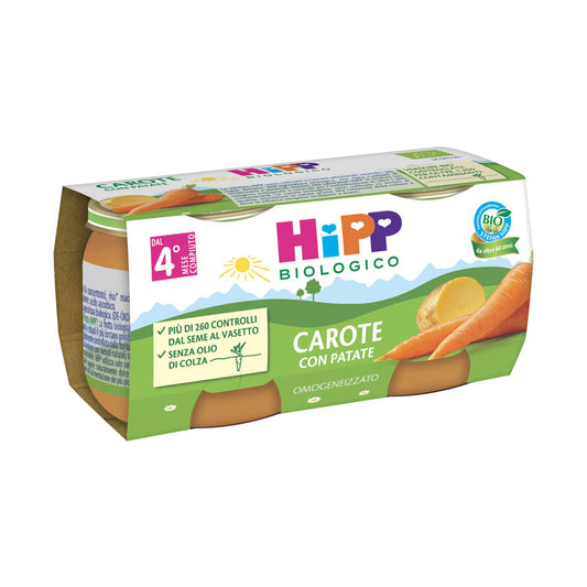 Hipp Omo Carrots With Potatoes 2x80gr