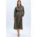 ALTHEA - Abito Camicia Premaman e Allattamento Verde