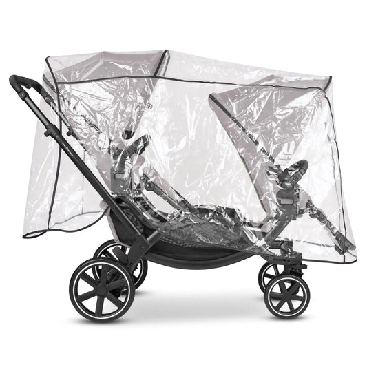 Abc Design - Parapioggia Passeggino Gemellare Zoom Trasparente