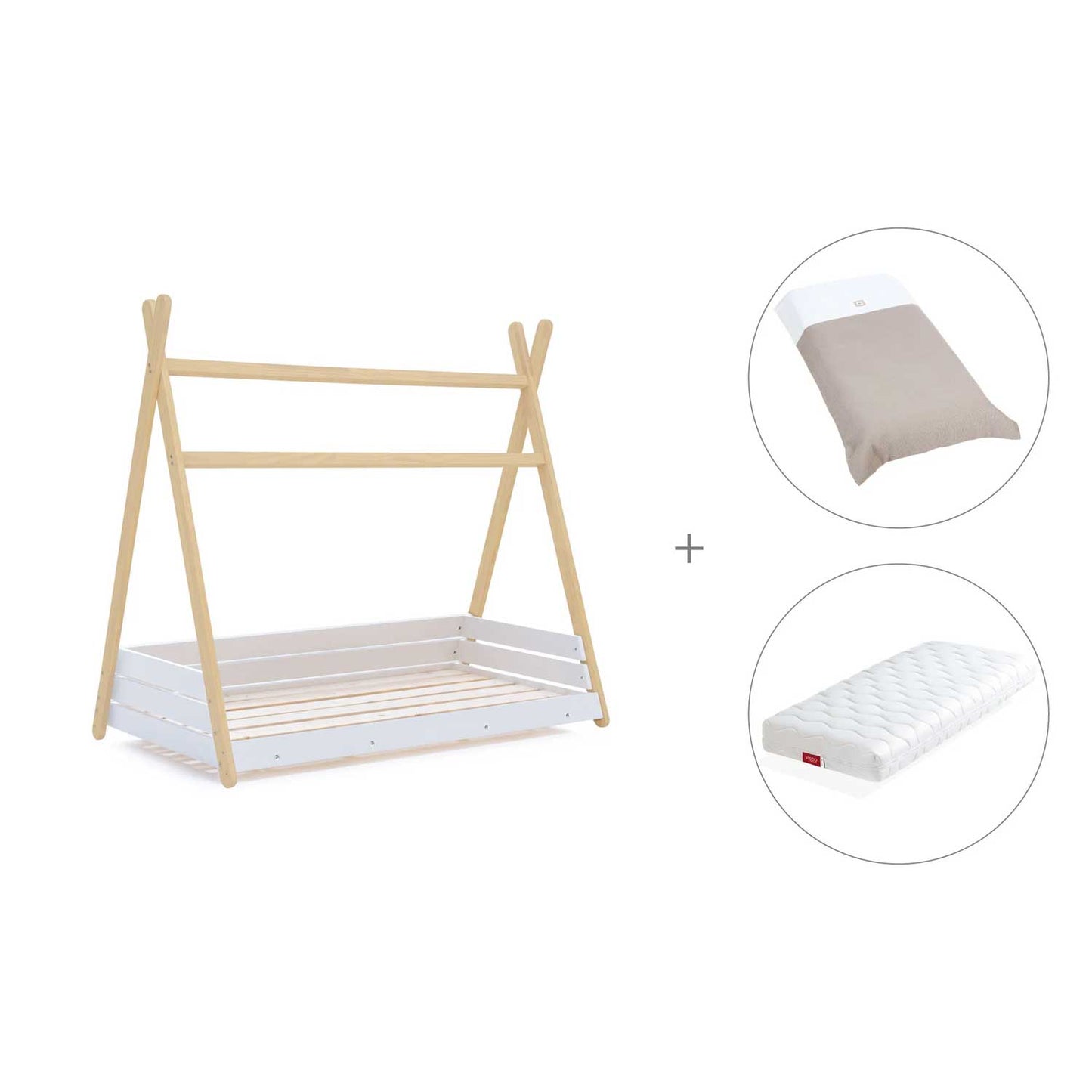 Alondra - Casetta Montessori  + Materasso + Tessile