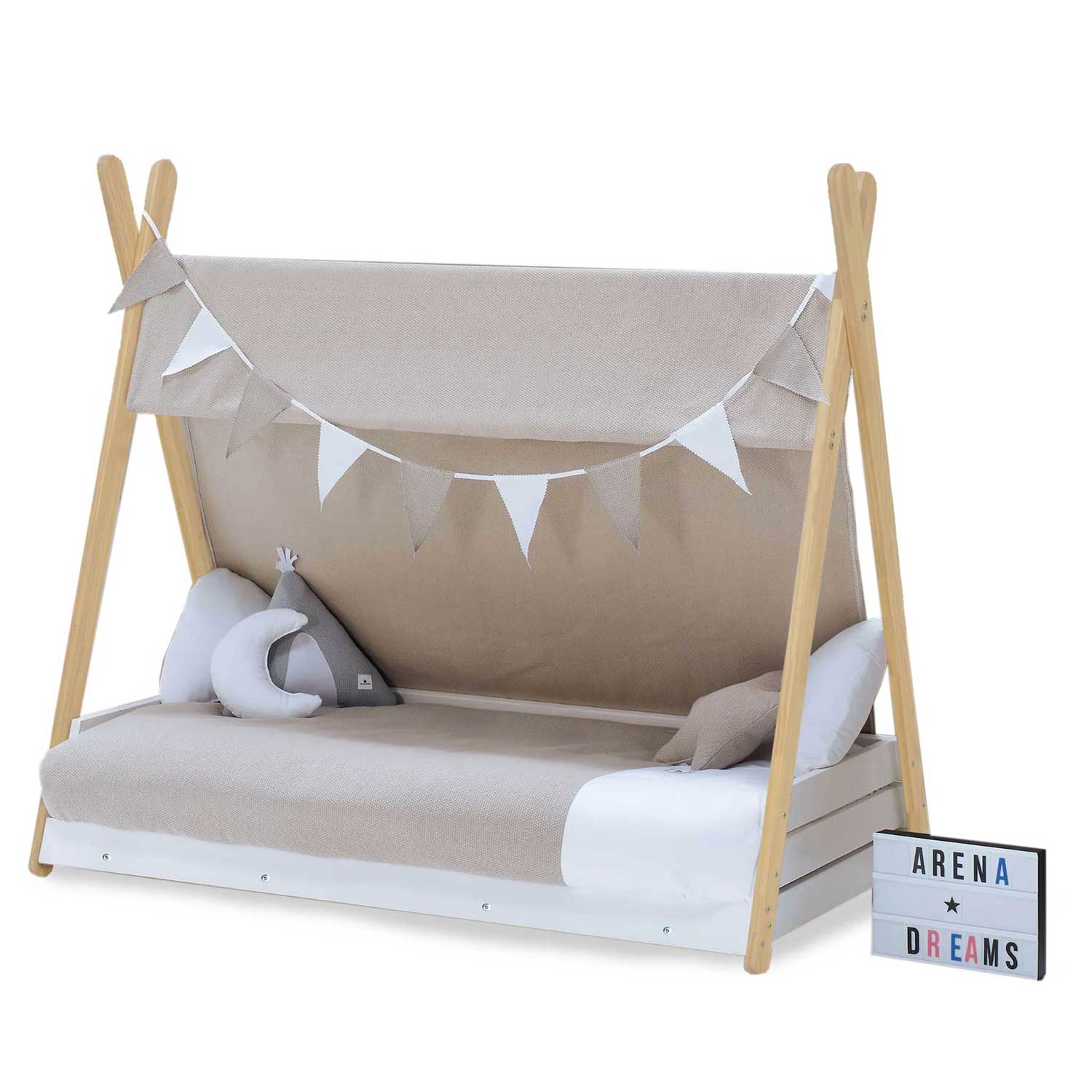 Alondra - Casetta Montessori  + Materasso + Tessile