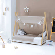 Alondra - Casetta Montessori  + Materasso + Tessile
