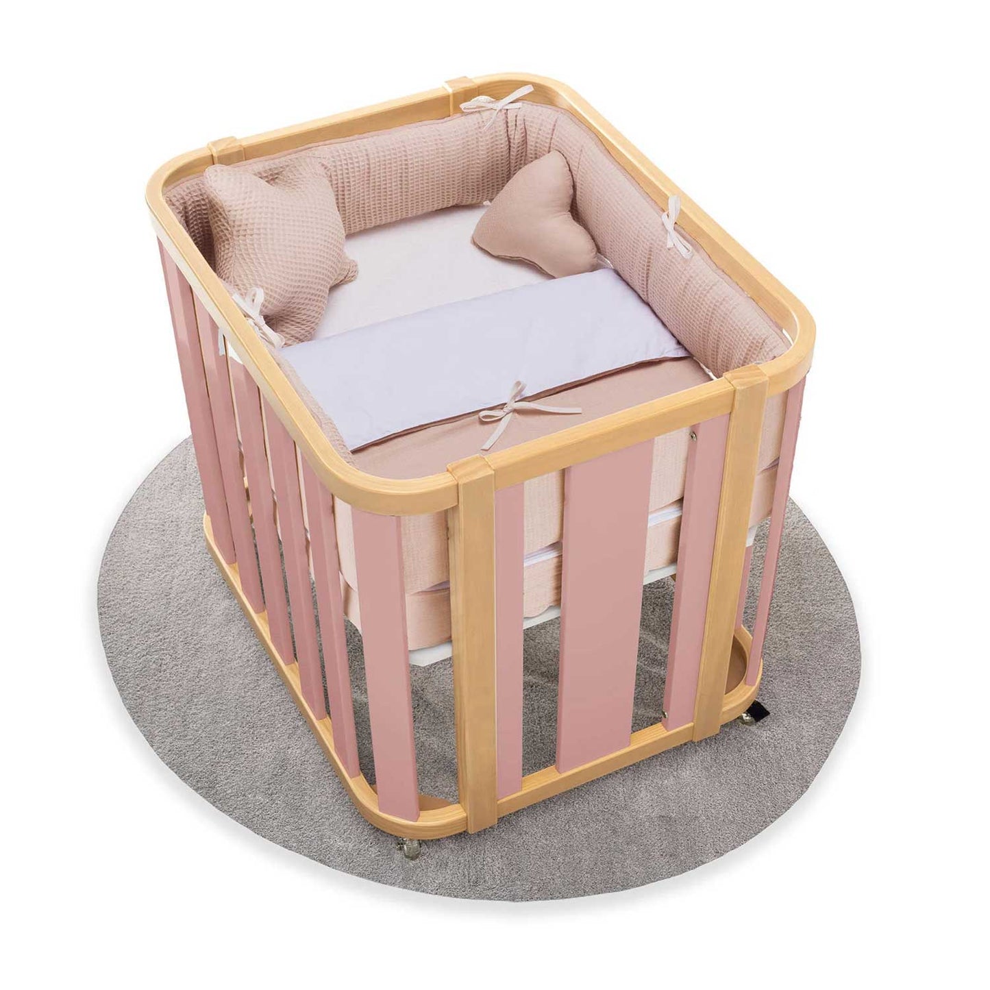 Alondra - Crea Pack Culla Lettino 4in1 + Materasso + Tessile