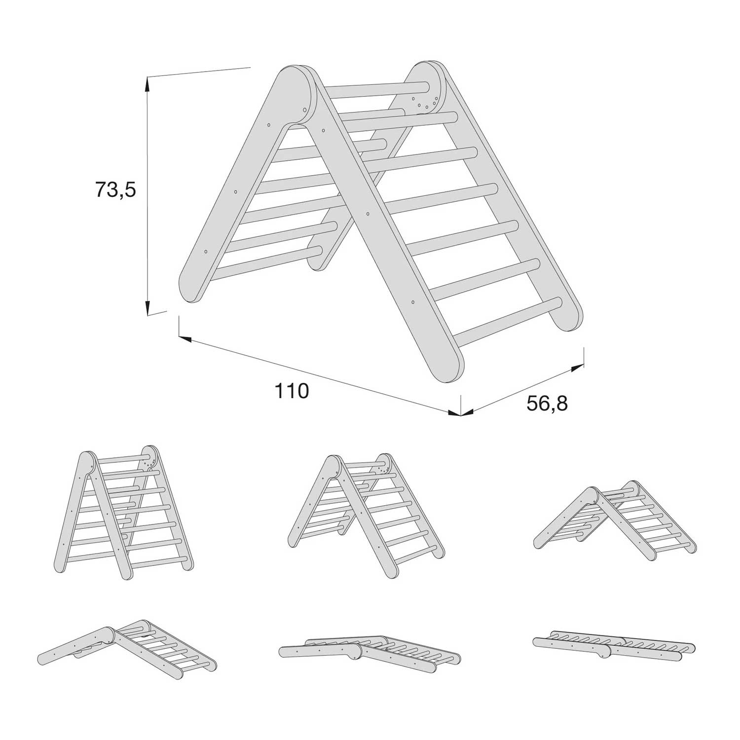 Alondra - Triangolo Apprendimento Pikler