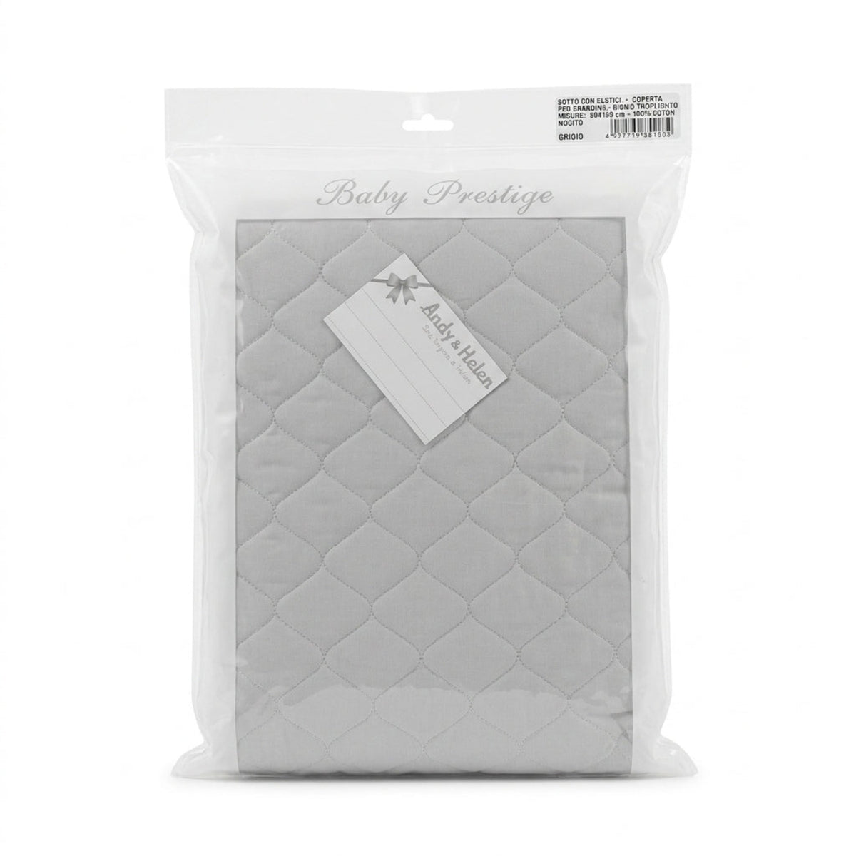 Andy & Helen - Sotto con Angoli + Coperta per Brandina Asilo Trap 60x135 Cm