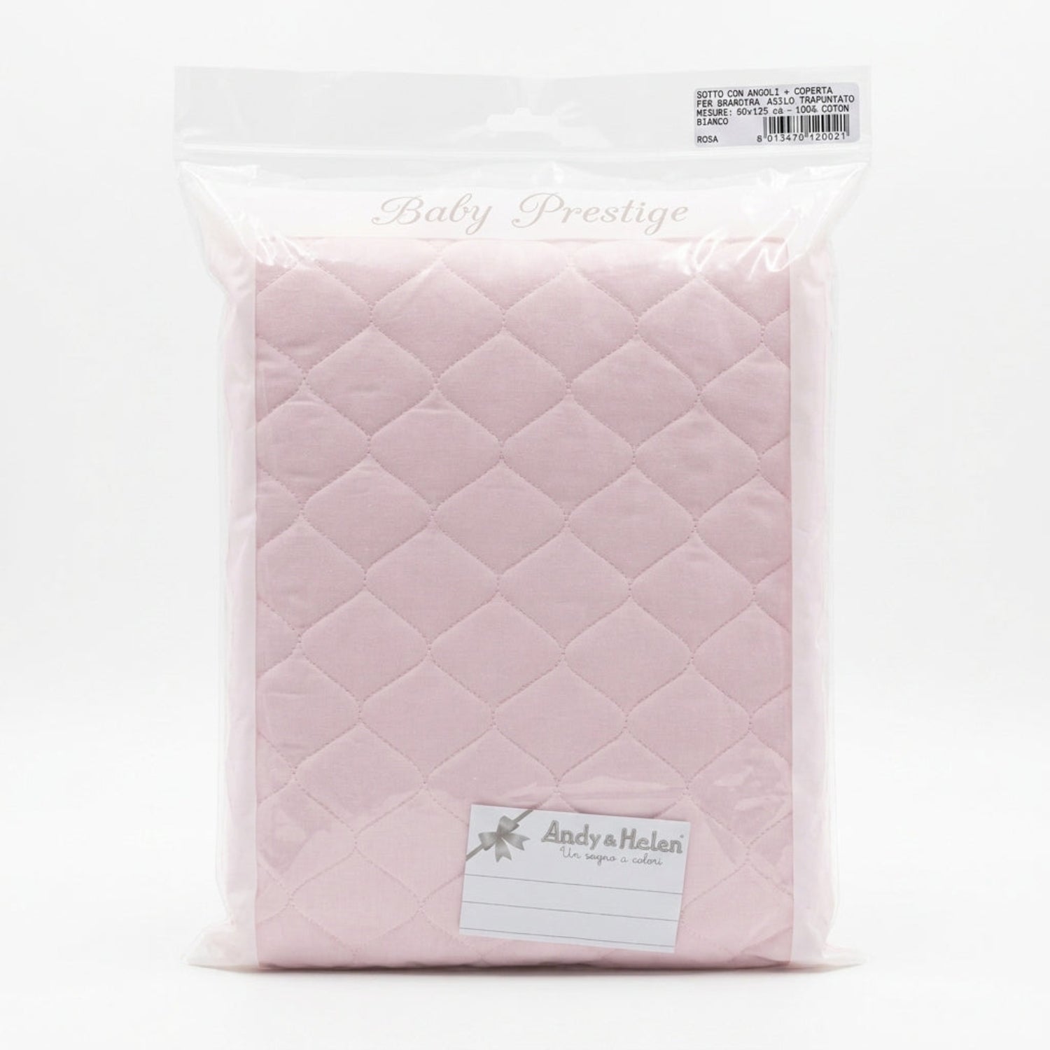 Andy & Helen - Sotto con Angoli + Coperta per Brandina Asilo Trap 60x135 Cm