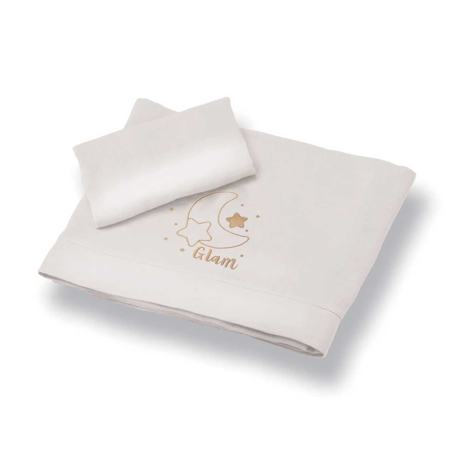 Azzurra Design - Lenzuola Glammy Per Lettino Glam