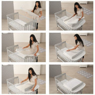 Azzurra Design - Lettino Homi + Sistema Baby Space + Materasso Omaggio!