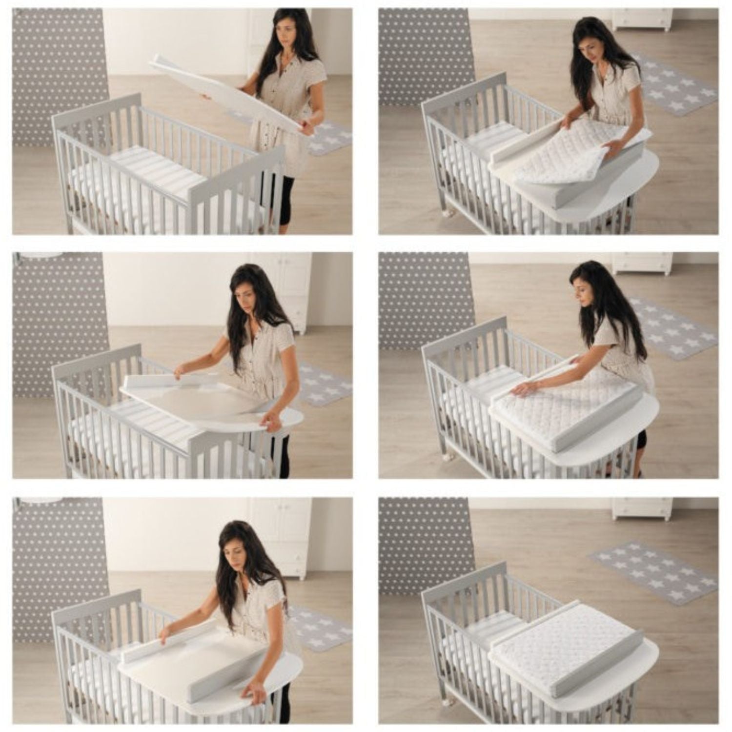 Azzurra Design - Lettino Homi + Sistema Baby Space + Materasso Omaggio!