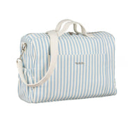 Borsa passeggio canvas azzurra