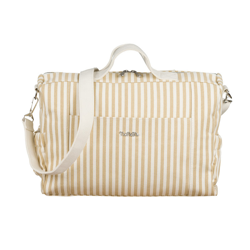 Borsa passeggio canvas beige