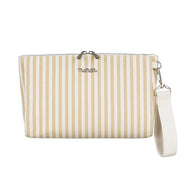 Pochette canvas beige