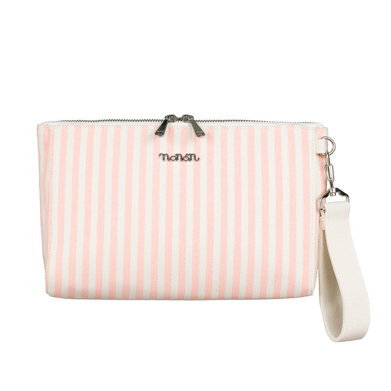 Pochette in canvas rosa