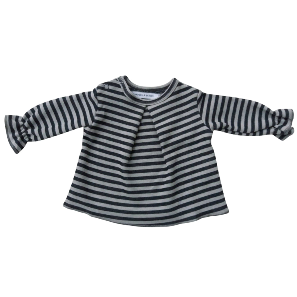 Bamboom - Girl Striped T-Shirt in Bamboo Fiber